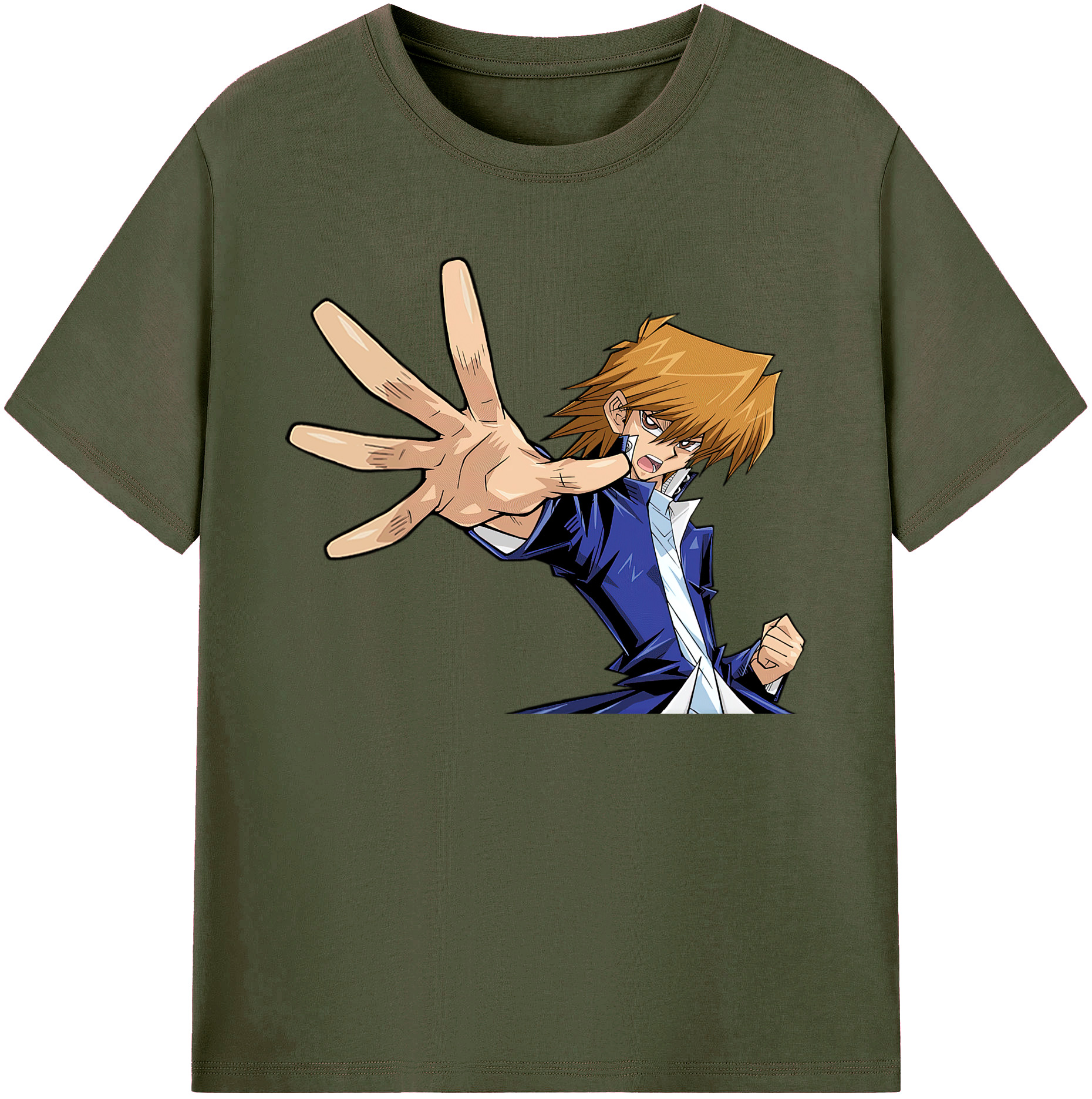 （画像用） 遊☆戯☆王 Yu-Gi-Oh! 綿100％ メンズ半袖Tシャツ｜肌触りやわらか＆通気性